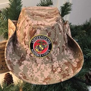 USMC Digital Camo Boonie Hat United States Marine Corps L/XL